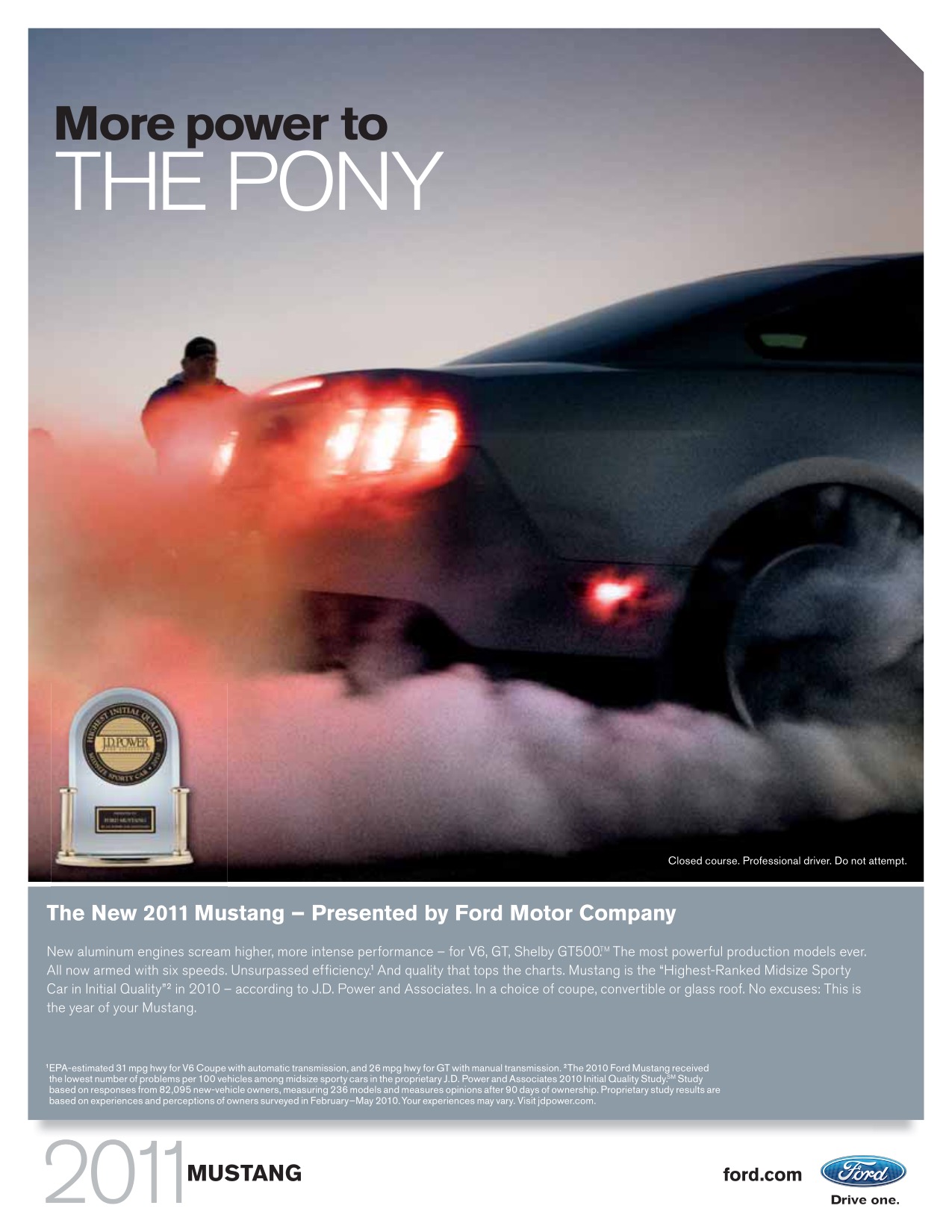 2011 Ford Mustang Brochure Page 11